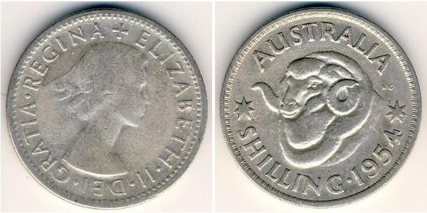 1 Shilling Australie (1939 - ) Argent Elizabeth II (1926-2022)