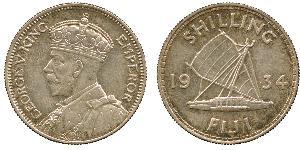 1 Shilling Empire britannique (1497 - 1949) / Fidji Argent George V (1865-1936)