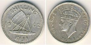 1 Shilling Fidji Argent George VI (1895-1952)