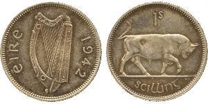 1 Shilling Irlande (1922 - ) Argent 