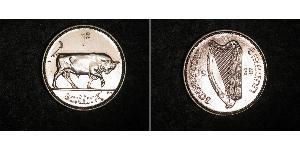 1 Shilling Irlande (1922 - ) Argent 