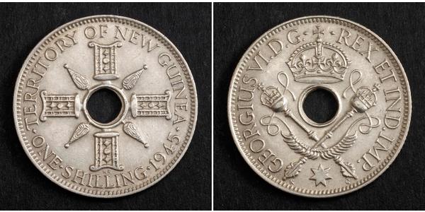 1 Shilling Nouvelle-Guinée Argent George VI (1895-1952)