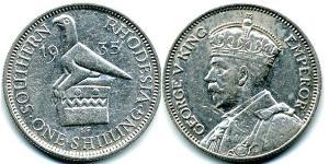 1 Shilling Rhodésie (1965 - 1979) Argent 