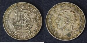 1 Shilling Royaume-Uni Argent 