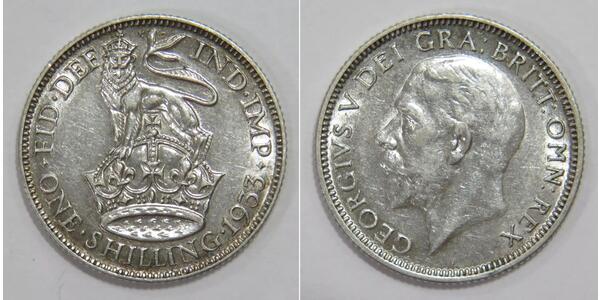 1 Shilling Royaume-Uni Argent 