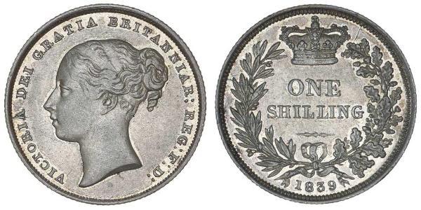1 Shilling Royaume-Uni de Grande-Bretagne et d