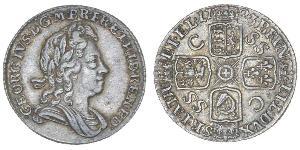 1 Shilling Royaume de Grande-Bretagne (1707-1801) Argent George I (1660-1727)