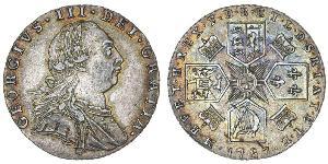 1 Shilling Royaume de Grande-Bretagne (1707-1801) Argent George III (1738-1820)