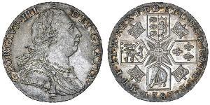 1 Shilling Royaume de Grande-Bretagne (1707-1801) Argent George III (1738-1820)