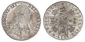 1 Shilling Royaume de Grande-Bretagne (1707-1801) Argent George III (1738-1820)