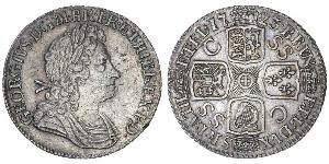 1 Shilling Royaume de Grande-Bretagne (1707-1801) Argent George I (1660-1727)