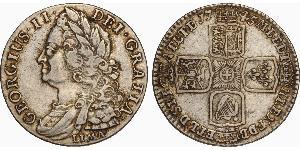 1 Shilling Royaume de Grande-Bretagne (1707-1801) Argent George II (1683-1760)