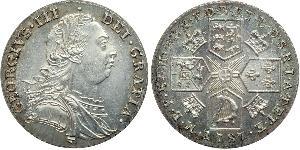 1 Shilling Royaume de Grande-Bretagne (1707-1801) Argent George III (1738-1820)