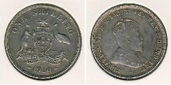 1 Shilling Ôstralie (1788 - 1939) Argent 