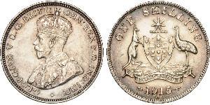 1 Shilling Ôstralie (1788 - 1939) Argent George V (1865-1936)