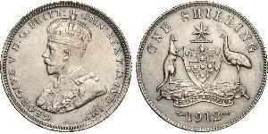 1 Shilling Ôstralie (1788 - 1939) Argent George V (1865-1936)