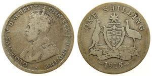 1 Shilling Ôstralie (1788 - 1939) Argent George V (1865-1936)