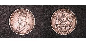 1 Shilling Ôstralie (1788 - 1939) Argent George V (1865-1936)