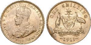 1 Shilling Ôstralie (1788 - 1939) Argent George V (1865-1936)