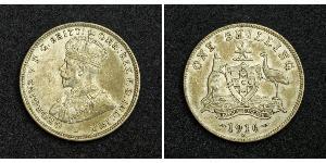 1 Shilling Ôstralie (1788 - 1939) Argent George V (1865-1936)