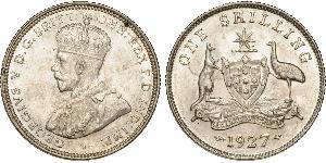 1 Shilling Ôstralie (1788 - 1939) Argent George V (1865-1936)