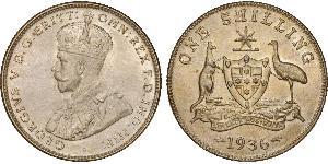 1 Shilling Ôstralie (1788 - 1939) Argent George V (1865-1936)