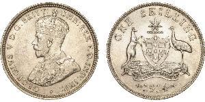 1 Shilling Ôstralie (1788 - 1939) Argent George V (1865-1936)