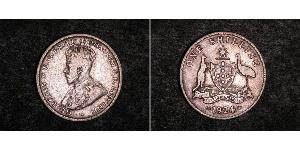 1 Shilling Ôstralie (1788 - 1939) Argent George V (1865-1936)