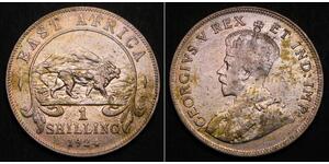 1 Shilling Africa orientale Argento Giorgio V (1865-1936)