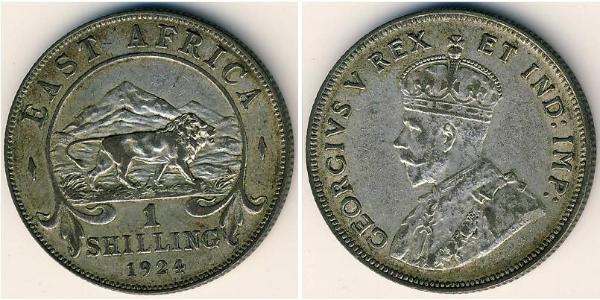 1 Shilling Africa orientale Argento Giorgio V (1865-1936)