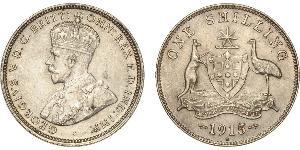 1 Shilling Australia (1788 - 1939) Argento Giorgio V (1865-1936)