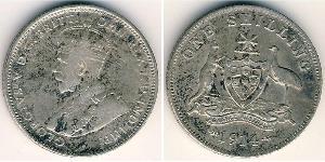 1 Shilling Australia (1788 - 1939) Argento Giorgio V (1865-1936)