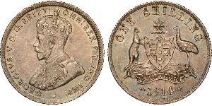 1 Shilling Australia (1788 - 1939) Argento Giorgio V (1865-1936)