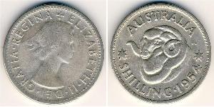 1 Shilling Australia (1939 - ) Argento Elisabetta II (1926-2022)