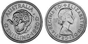 1 Shilling Australia (1939 - ) Argento Elisabetta II (1926-2022)