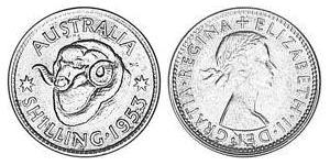 1 Shilling Australia (1939 - ) Argento Elisabetta II (1926-2022)