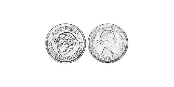 1 Shilling Australia (1939 - ) Argento Elisabetta II (1926-2022)