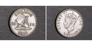 1 Shilling Figi Argento Giorgio VI (1895-1952)