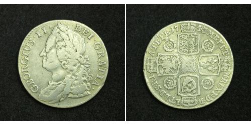 1 Shilling Impero britannico (1497 - 1949) Argento Giorgio II (1683-1760)