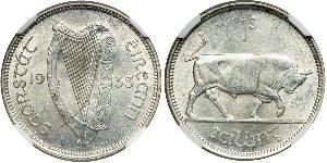1 Shilling Irlanda (1922 - ) Argento 
