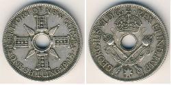 1 Shilling Nuova Guinea Argento Giorgio VI (1895-1952)