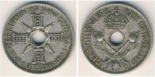 1 Shilling Nuova Guinea Argento Giorgio VI (1895-1952)