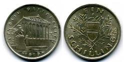 1 Shilling Prima repubblica austriaca (1918-1934) Argento 