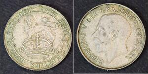 1 Shilling Regno Unito  Argento Giorgio V (1865-1936)