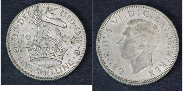 1 Shilling Regno Unito  Argento 