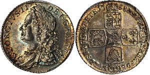 1 Shilling Regno Unito di Gran Bretagna (1707-1801) Argento Giorgio II (1683-1760)