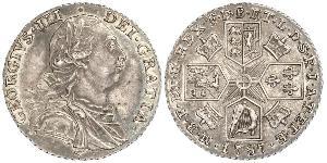 1 Shilling Regno Unito di Gran Bretagna (1707-1801) Argento Giorgio III (1738-1820)