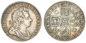 1 Shilling Regno Unito di Gran Bretagna (1707-1801) Argento Giorgio I (1660-1727)