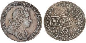 1 Shilling Regno Unito di Gran Bretagna (1707-1801) Argento Giorgio I (1660-1727)