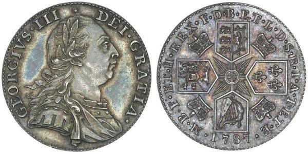1 Shilling Regno Unito di Gran Bretagna (1707-1801) Argento Giorgio III (1738-1820)